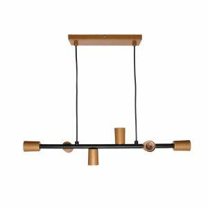 Pendente Metalico 6xe27 Buds Ouro Bivolt Taschibra