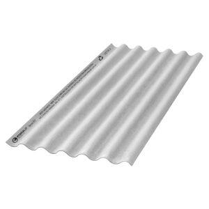 TELHA FIBROCIMENTO 1,10X2,44MX6MM . CINZA .