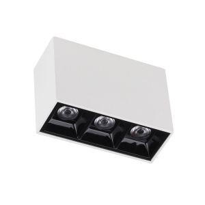 Spot Led Sobrepor Pontual 6w 2700k Branco/preto Bivolt Taschibra