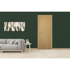 Kit Porta 2,10M X 80CM M14 a M21 Direta e Esquerda Lisa Freijo Interna Pinhal