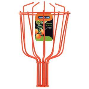 Colhedor de Frutas Metálico Laranja Tramontina
