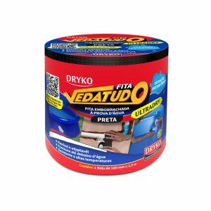 Fita Vedatudo Ultradry Preta 10CM X 1,5M Dryko