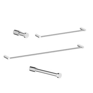 Kit de Acessórios 4pcs Flow Cromado Celite