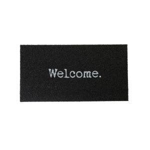Capacho Vinil Máquina de Escrever Preto 40x75cm Kapazi