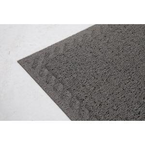 Capacho Vinil Light Rebaixo Cinza 40x60cm Kapazi