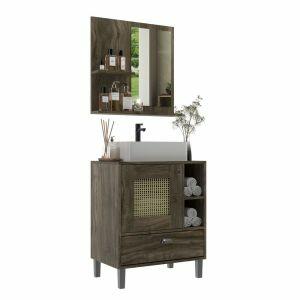 Gabinete com Espelheira Búzios 60cm Móveis Sander