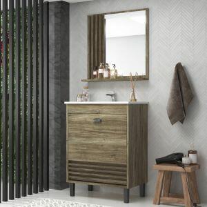 Gabinete com Espelheira Angra Cartagena 60cm Móveis Sander