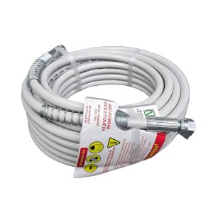 Kit Mangueira para Airless 1/4" 15m NBR Branco Nauber Máquinas
