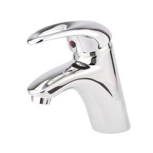 Torneira Misturador Monocomando para Banheiro de Mesa Bica Baixa 1/2" Rubi Cromado Addra