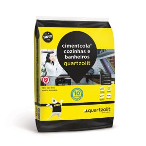 Argamassa Cozinhas/Banheiros 20kg Cinza Quartzolit