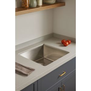 CUBA SOB/EMB INOX 40CM X 40CM BISTRO INOX C/VALVULA