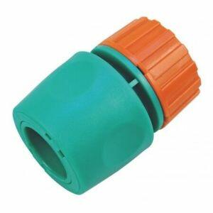 Engate Rápido para Mangueira Tramontina com Aquastop 1/2" Verde