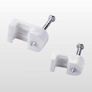 Fixador de Fios Paralelos 1,5 a 2,5mm Branco 20 Peças Bemfixa