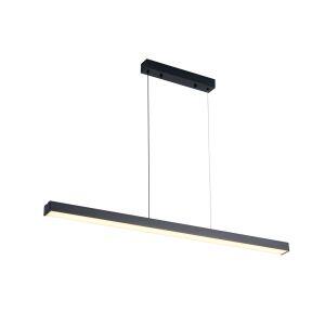Pendente LED Minimalista 25W 3000K Preto Bivolt Vitralux