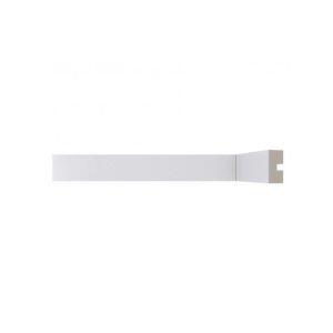 Moldura Rodameio Santa Luzia Moderna 3cmx2,4m Branca