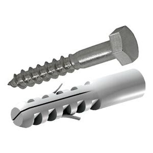 Bucha para Concreto com Parafuso Bemfixa 12mm 2 Peças