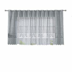 Cortina Bandô Valência Lisa Branco 2,00x80cm Interlar