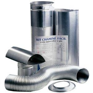 Kit Chaminé Fácil para Aquecedor a Gás 100mmx37cm Westaflex