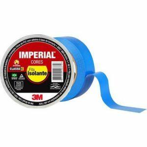 Fita Isolante 3M Imperial 18mmx10m Azul Fita Isolante 3M Imperial 18mmx10m Azul