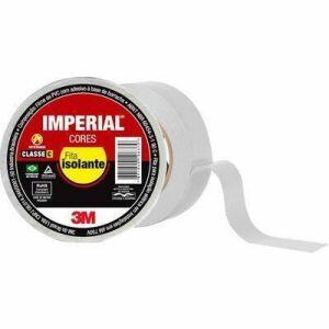 Fita Isolante 3M Imperial 18mmx10m Branca Fita Isolante 3M Imperial 18mmx10m Branca