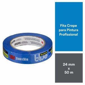 Fita Crepe 3M Scotch-Blue 2,4cmx50m Azul H0002317792