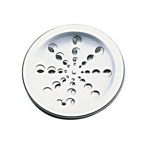 Grelha para Ralo com Fecho Redonda sem Caixilho 15cm Inox Moldenox