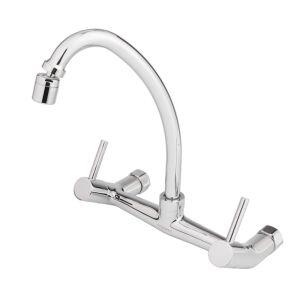 Torneira Misturador para Cozinha de Parede Bica Alta 1/2" Fluxo Cromado Addra