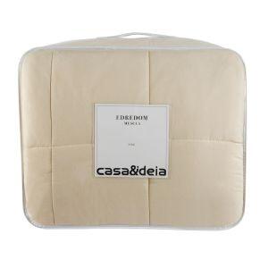Edredom King Mescla Bege Casa&Ideia