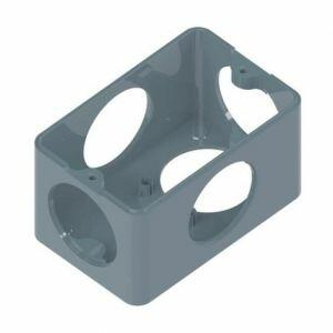 Caixa 5 Entradas Condulete Top 1/2" a 1" Cinza Tigre