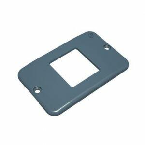 Tampa 2 Interruptores Condulete Top 3/4" Tigre Cinza