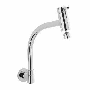 Torneira de Parede para Cozinha Link Cromado Bica Móvel 1/2" Deca