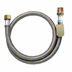 Ligação Flexível para Gás 2m 1/2" Jackwal Aço Inoxidável 002.545