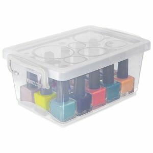 Organizador c/ Trava Bel Cristal 1,5L 19,7x11,8x9cm