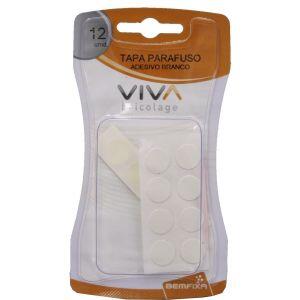 Tapa Parafuso Adesivo Bemfixa Branco