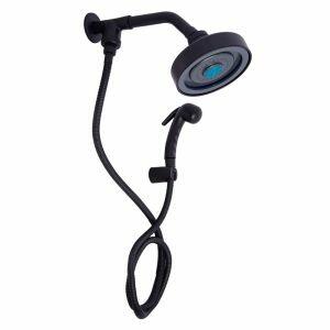 Chuveiro com Desviador Auto Limpante Livo 1/2" Black Matte Addra