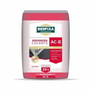 Argamassa AC2 Interno e Externo 20kg Cinza Bemfixa