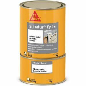 Adesivo Estrutural à Base de Resina Sikadur Epóxi 1Kg Sika