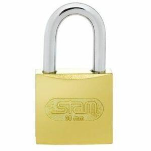 Cadeado 30mm  Latonado  Stam
