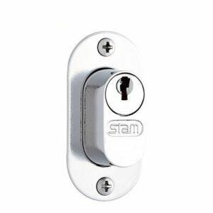 Fechadura Bico Papagaio 18mm 901 Inox Perfil Metálico Stam