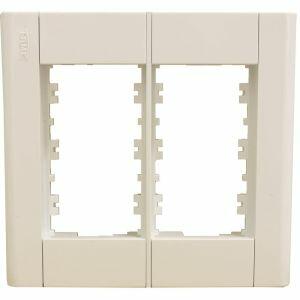 Placa 4"x4" 6 Módulos Fame Modulare Branca