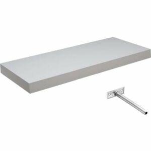 Prateleira Prat-K Tendenza 4 Reta com Suporte 25x150cm Branca