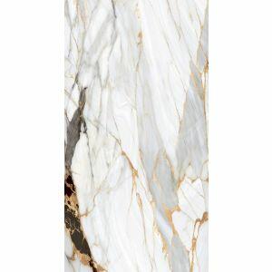 Revestimento de Parede Damasco Cinza Marmorizado Retificado Classe A 61x116cm Ilhabella