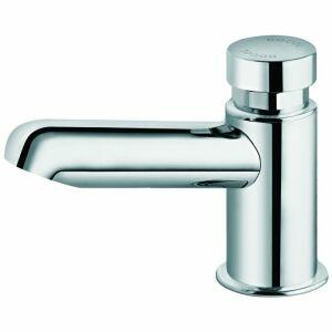 Torneira para Banheiro de Mesa Bica Baixa 1/2" Pressmatic Cromado Docol
