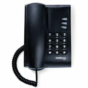 Telefone Pleno Preto Intelbras