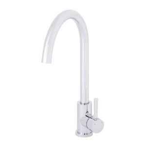 Torneira Misturador Monocomando para Cozinha de Mesa Fonte Slim Cromado Addra