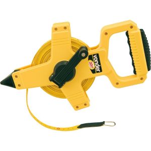 Trena de Fibra de Vidro 30m Amarela Vonder Trena de Fibra de Vidro 30m Amarela Vonder