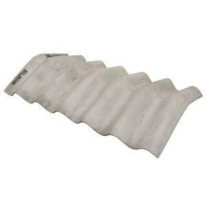 Cumeeira Fibrocimento Ondulada 25° 1,1mx63cm Cinza Eternit