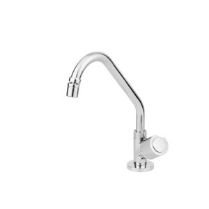 Torneira para Cozinha de Mesa Bica Alta 1/2" Fluxo C40 Cromado Addra