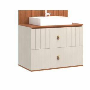 Gabinete Catedral Cinamomo/Dust Suspenso 80cm C-Linea