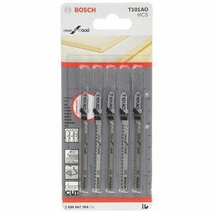 Lâmina de Serra Tico-Tico para Madeira T101AO 83mm 5 Peças Bosch